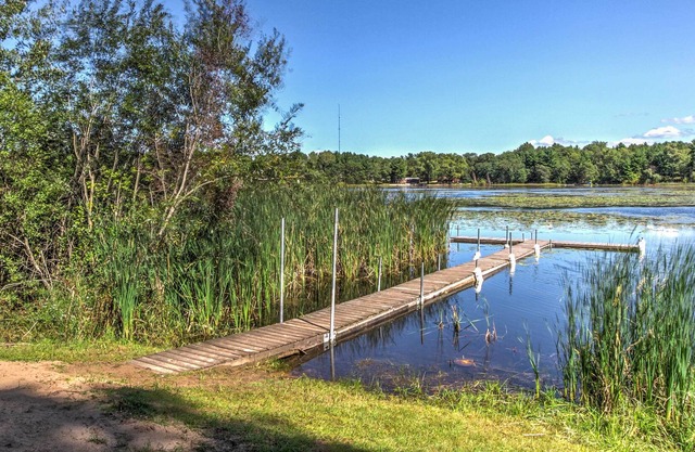 Lakefront Studio Cabin w/ Dock & Fire Pit!