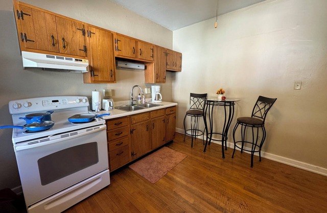 Large 1-BR Living RM Kitchen in a Monastery mansion in premier downtown Wheeling