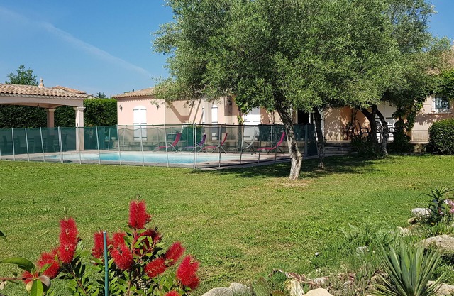 Large house with trees