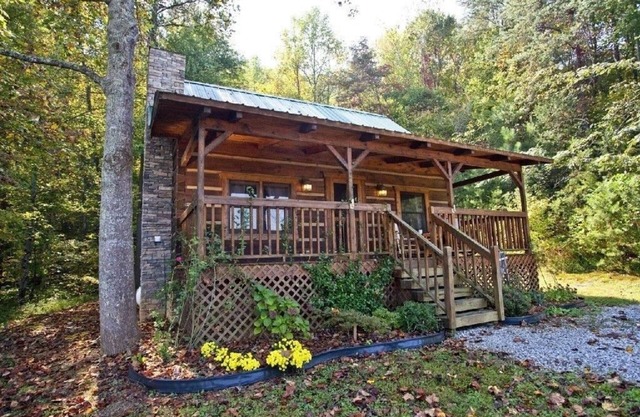 Leave the stress behind!- private hot tub, pet and motorcycle friendly, let peace and nature surround you! by RedAwning