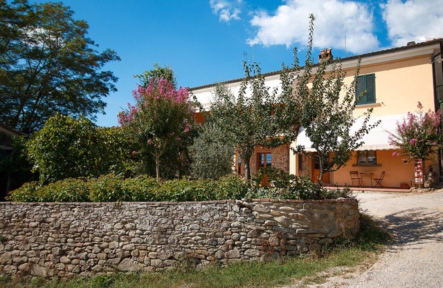 Leonardo's cottage. Typical Tuscan farmhouse in the Vinci countryside