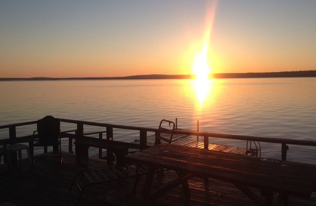Let nature wash away your stress on Schoodics’ crystal clear and spring fed lake