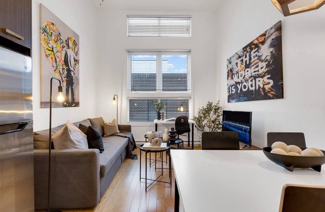 Liv MTL Main-306 Spacious 1BR + Mezz Suite No Fees