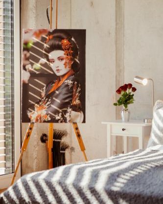 Loft-Apartment - Bestlage am Kurpark mit Terrasse - kostenloses Parken - Küche - Netflix - Waschmaschine