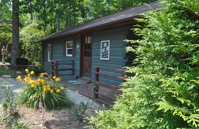 Log Cabin 9 at Osborn Boat Ramp on Patoka Lake