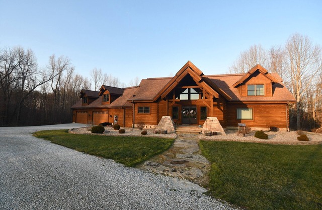 Log cabin on 108 private acres - cozy inside, adventure outside!
