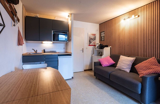Lovely 4 pers studio at the foot of the pistes