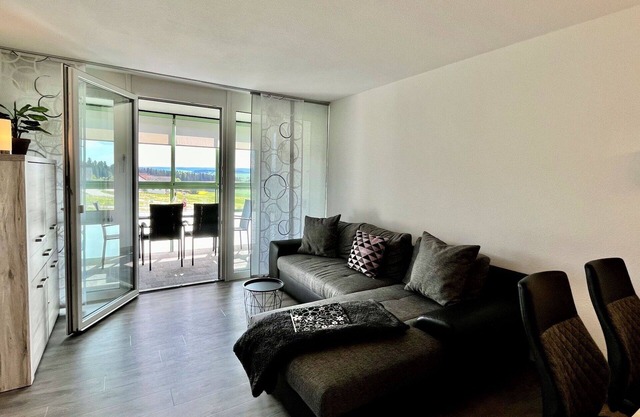 Lovely apartment for 4 guests with WIFI, pool, TV, balcony, panoramic view and parking