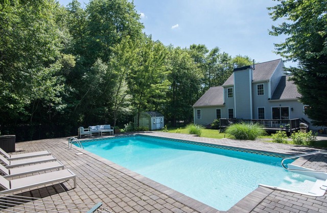Lovely home w/in ground-pool, central air, private yard & more!
