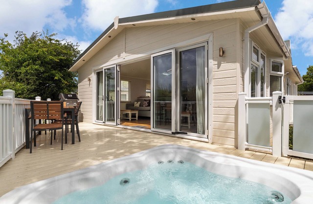 Luxurious and contemporary lodge.