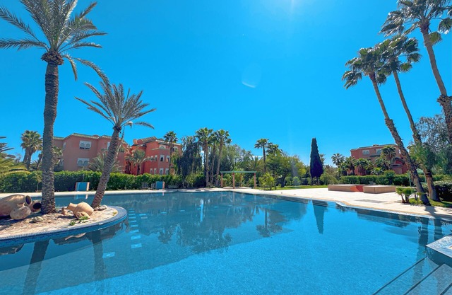 Luxurious Duplex in a Peaceful Resort with 3 Bedrooms, Pool & Gardens