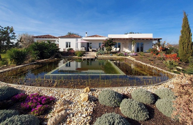 Luxurious vacation home with natural pool and sea view