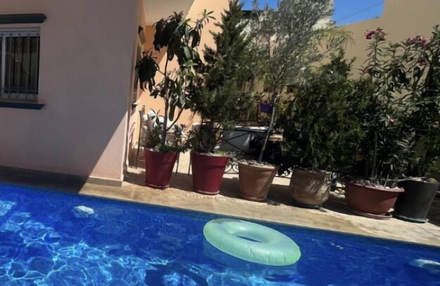 Luxurious villa with swimming pool and garden and terrace,city center of Tangier