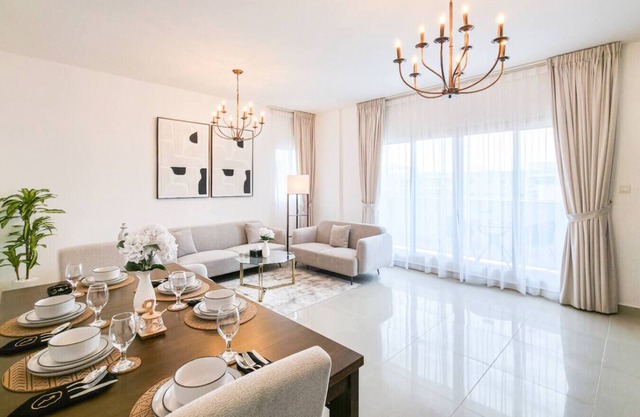 Luxury 3BR in Al Reef Downtown with pool access