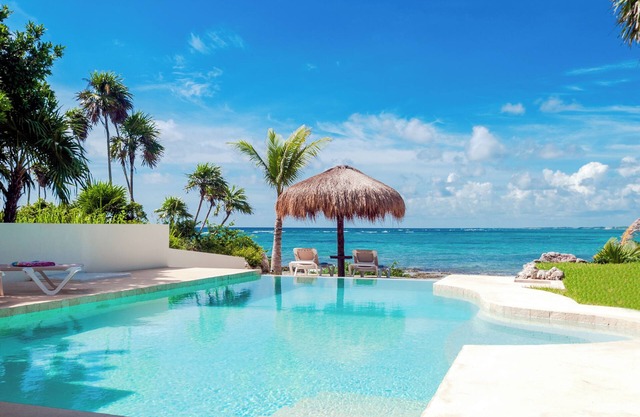 Luxury Beachfront Villa in Tulum