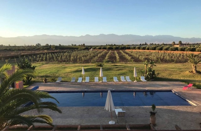 Luxury, fully staffed villa with magnificent views of Atlas mountains. Sleeps 16