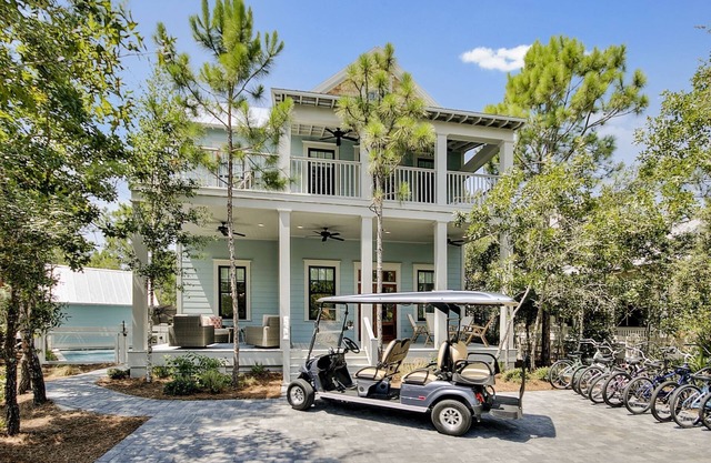 Luxury Living Awaits: 5-Bed Retreat with Pool, Bikes, and Golf Cart in WaterColor!