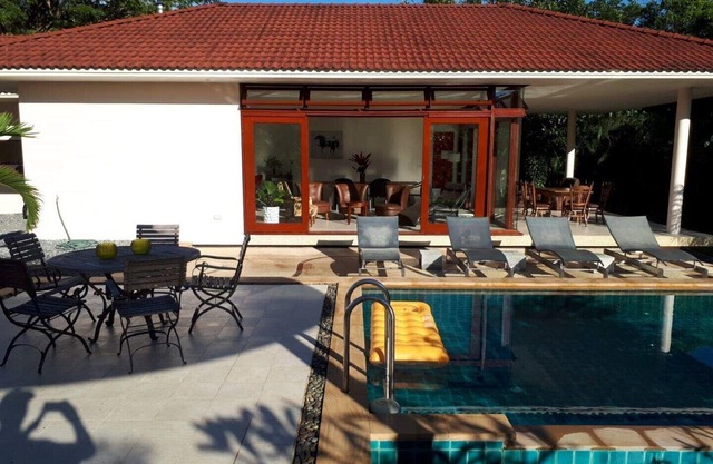 Luxury pool villa with a lush garden accommodate up to 6 persons