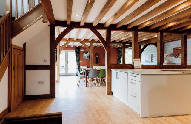 Luxury renovated barn with a large hot tub and disabled friendly. Sleeping 17