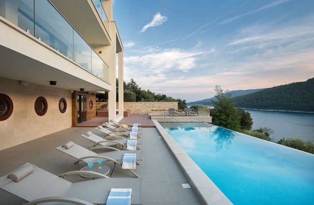 Luxury Villa Labin Palace II with private pool by the sea in Labin - Istria