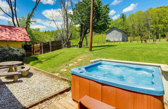 Mars Hill Vacation Rental w/ Hot Tub & Yard