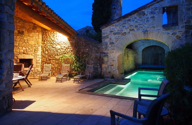 Mas de la Chapelle ~ Stone Maison de Maitre with a Heated Private Pool