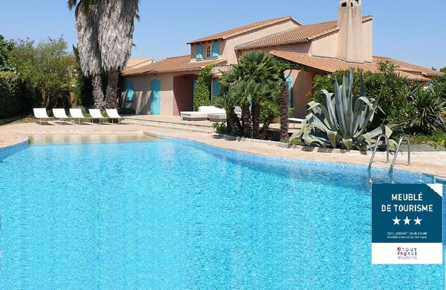 Mediterranean 🌴 Chic Provençal Villa 🌞 Heated XXL Pool 🐶 Dogs welcome!
