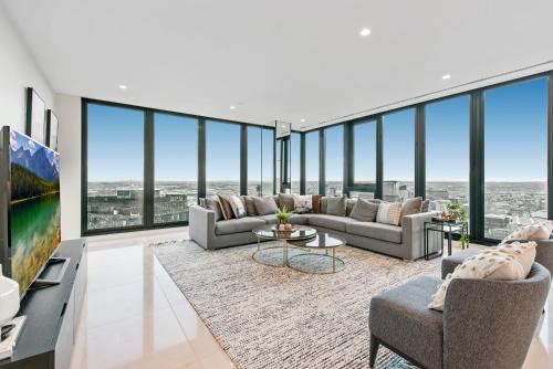 Melbourne City Apartments Panoramic Skyview Penthouse