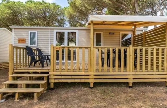 Mobile-home | Comfort | 3 Bedrooms | 6 sleeps | Raised terrace | A/C