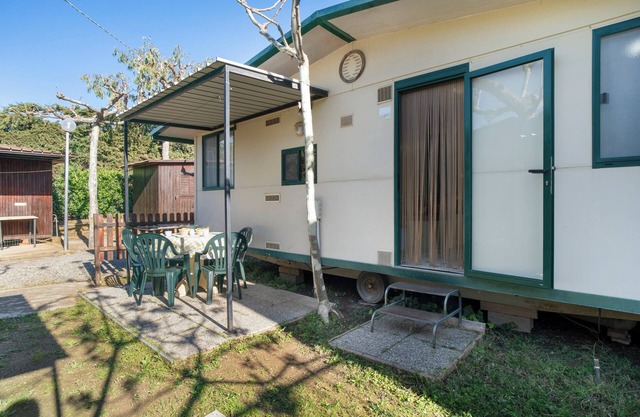Mobile Home "Casa Mobile Lux La Pineta 21" with Shared Pool, Private Terrace & Wi-Fi