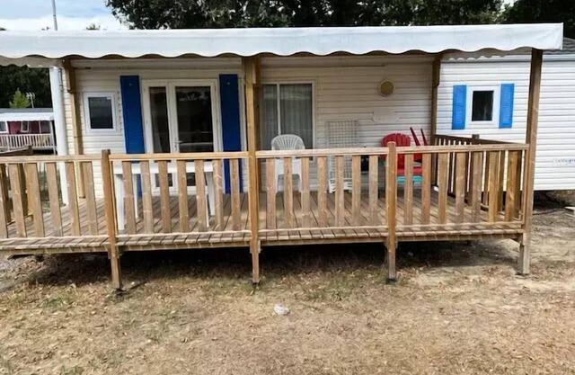 Mobilheim + 20 m2 + Terrace 4 Personen