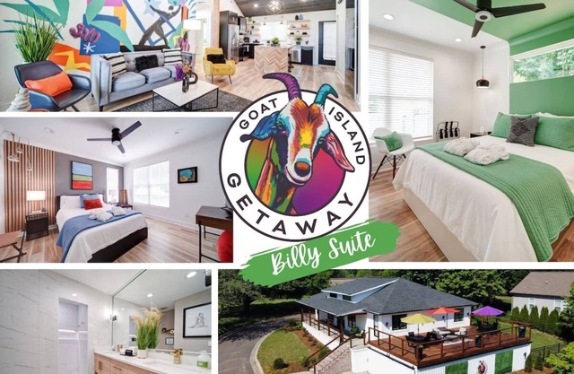 Mod chic 2BR Fire Pit, Corn Hole Court, Pets welcome, close to CLT attractions