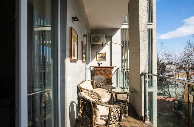 modern, 2 BDR apartment in old Tbilisi.