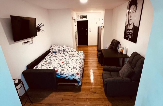 Modern and very clean studio apartment in Bucharest. Pet friendly and Soundproof
