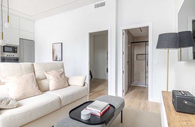 Modern apartment in Madrid's financial district