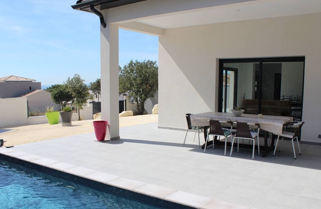 Modern design house with pool in Drome Provençale