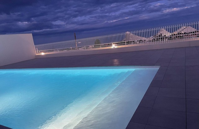 Modern studio - terrace - pool