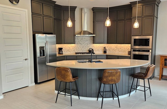 New 2-bedroom house in 55+ community provides leisure living and mountain views.