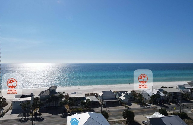 New! Steps To Beach, Gulf Views, Private Heated Pool