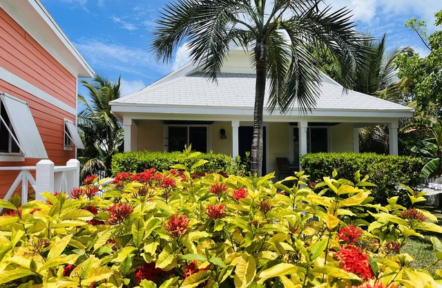 🩵NEW TO VRBO💛Luxury Cottage💜Double kayak, beach snorkel gear! Outdoor shower! 🏝️🇧🇸