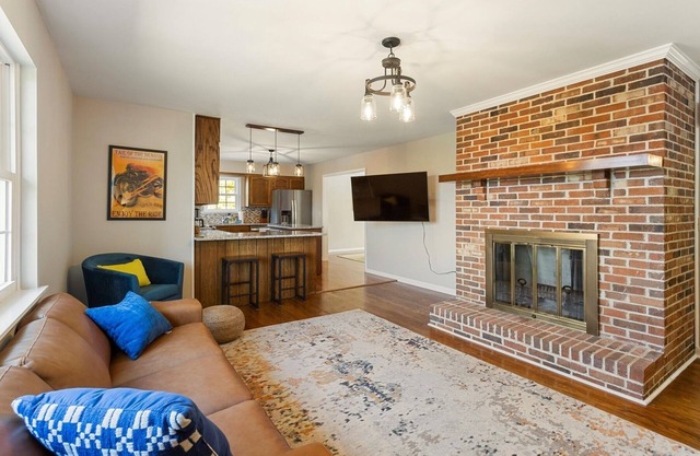 NEW! Wrenley Chateau | Fenced in yard + Fire pit! | 2 Bed, 2 Bath