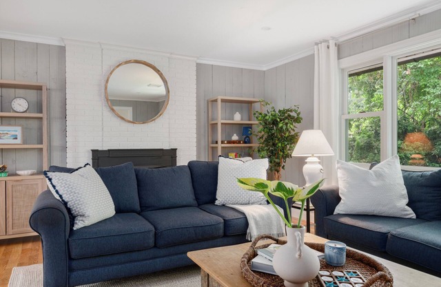 Newly renovated coastal retreat just 1.5 miles from the beach.