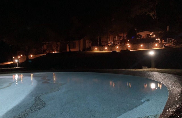 Nice apartment in villa for 5 guests with pool, WIFI, A/C, patio and pets allowed