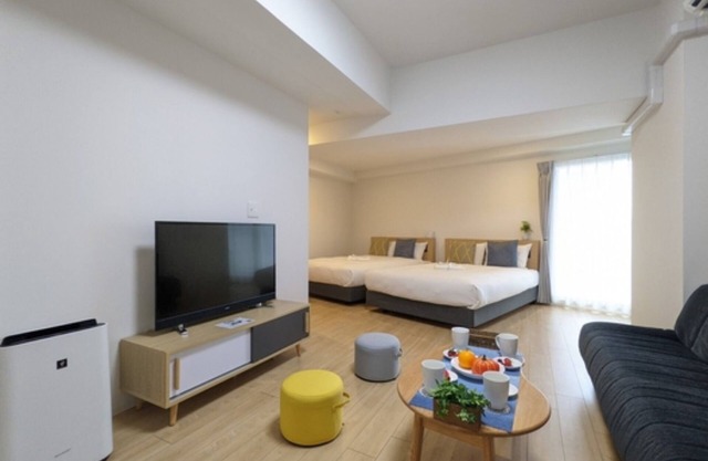 Nonsmoking Corner double bed x2 Standard plan/Osaka Ōsaka