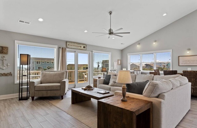 OCEAN VIEW, across from beach access, BEAUTIFULLY updated 4 bed,4 bath,sleeps 12