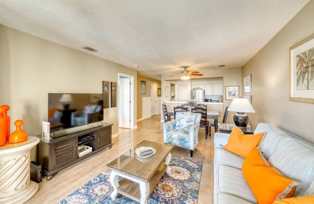 Ocean-view villa at beachfront complex with pool - walk to golf, dining, & more