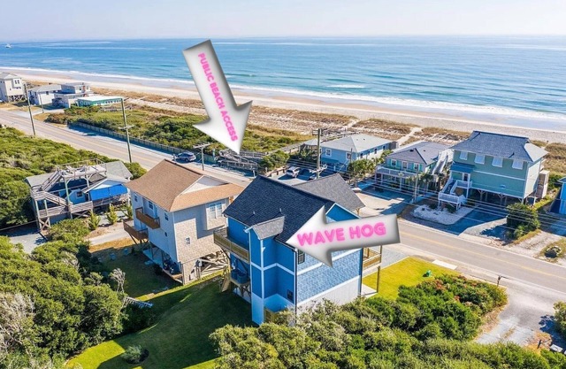 Ocean views, Steps to beach access, Clean, Stocked Kitchen,