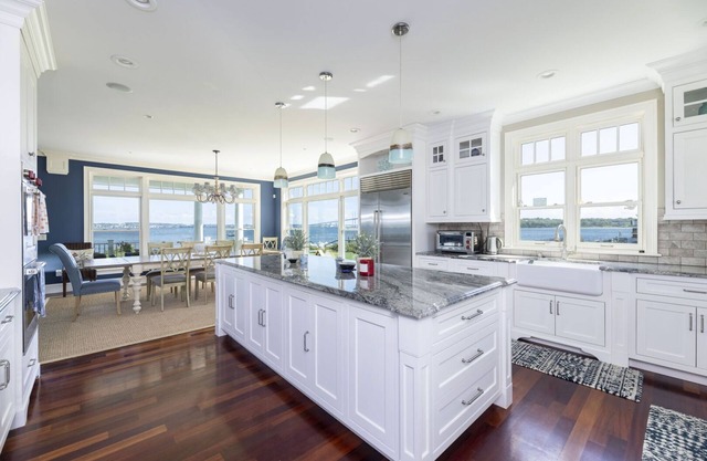 Oceanfront home with panoramic water views