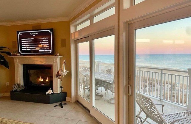 Oceanfront Luxury with 5 bedrooms includes a Home Theater