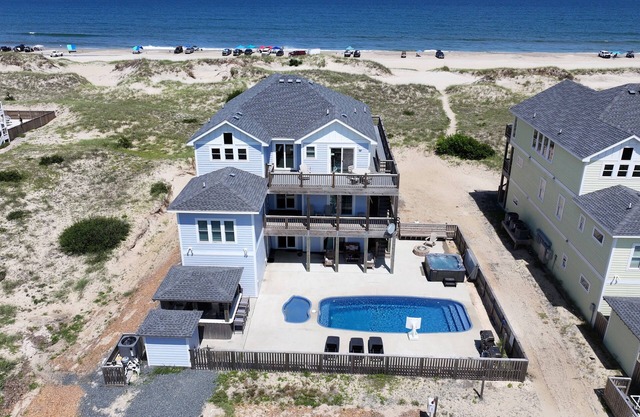 OCEANFRONT, Pool, 4-wheel drive area, Wild Horses, Ocean Views, Pool Table-4x2105, Blue Dune